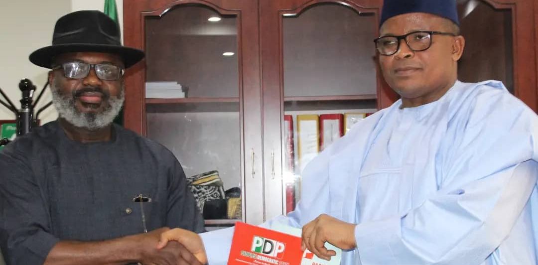 DR ANI WELLINGTON SUBMITS THE GOVERNORSHIP NOMINATION FORM AT PDP HEADQUARTERS, ABUJA